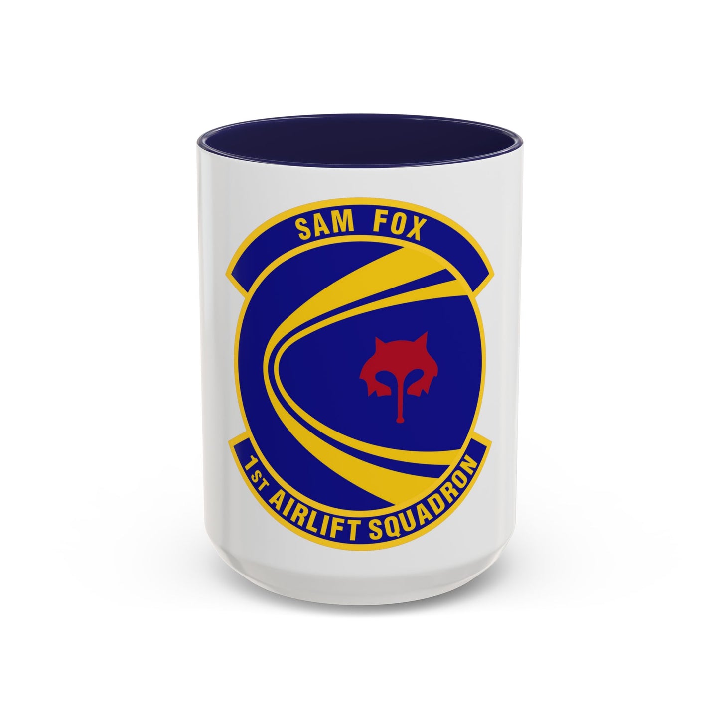 1st Airlift Squadron (U.S. Air Force) Accent Coffee Mug