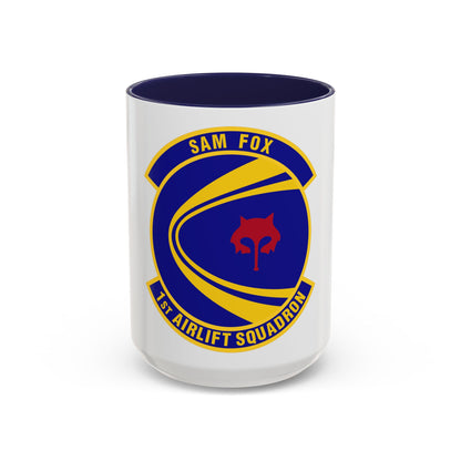 1st Airlift Squadron (U.S. Air Force) Accent Coffee Mug