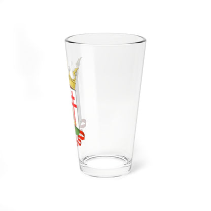 Reported Coat of arms of Ethiopian Empire (Ethiopia) (Coat of Arms) Pint Glass 16oz