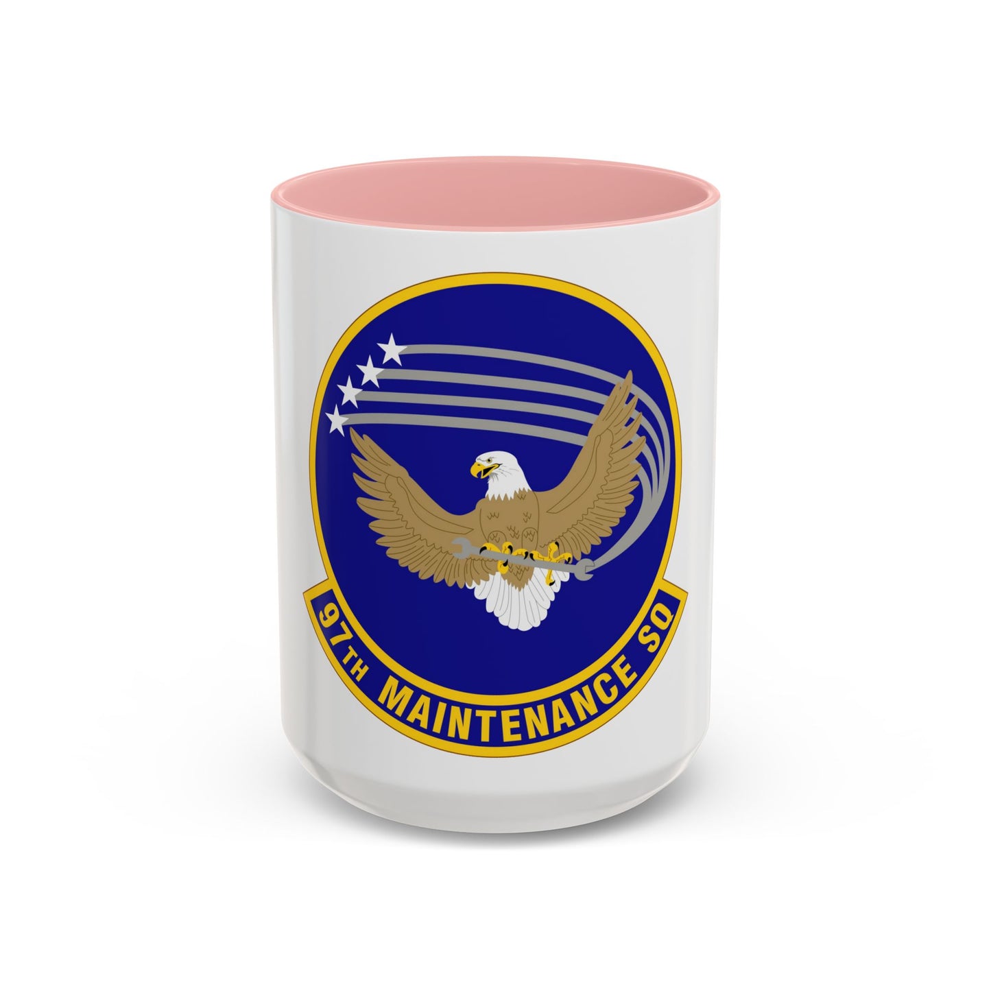 97 Maintenance Squadron AETC (U.S. Air Force) Accent Coffee Mug