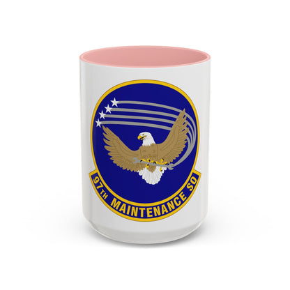 97 Maintenance Squadron AETC (U.S. Air Force) Accent Coffee Mug
