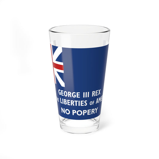 New York Union Flag 1775 (United States) Pint Glass 16oz