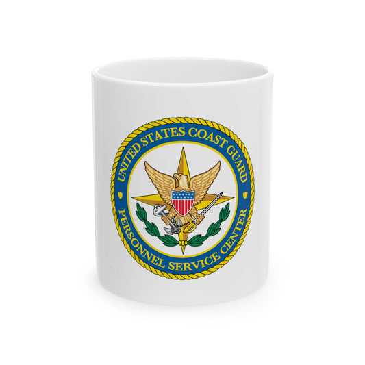 USCG Personnel Service Center (U.S. Coast Guard) White Coffee Mug