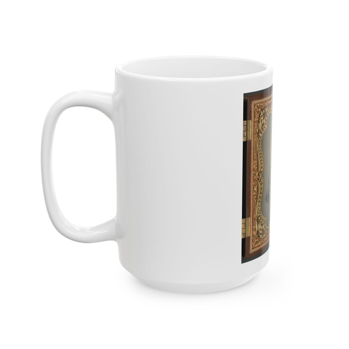 Soldier In Confederate Uniform (U.S. Civil War) White Coffee Mug