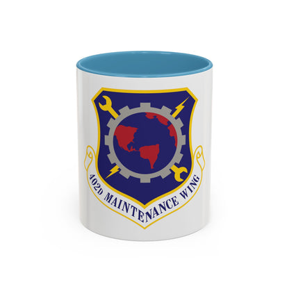 402d Maintenance Wing (U.S. Air Force) Accent Coffee Mug