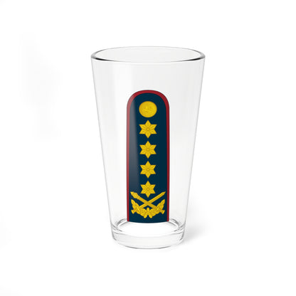22 Lithuania Air Force GEN (Lithuania) (Military Rank) Pint Glass 16oz