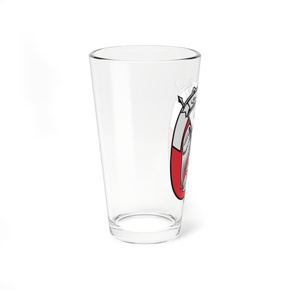 Emblem of Abu Dhabi (United Arab Emirates) (Coat of Arms) Pint Glass 16oz