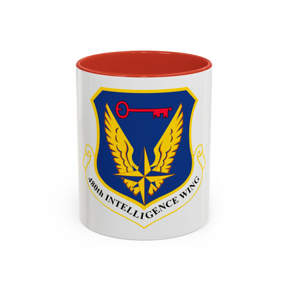 480th Intelligence Wing (U.S. Air Force) Accent Coffee Mug