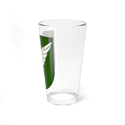 Livregementets husarer 31. luftburna bataljonen vapen (Sweden) (Coat of Arms) Pint Glass 16oz