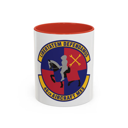 46th Aircraft Maintenance Squadron (U.S. Air Force) Accent Coffee Mug