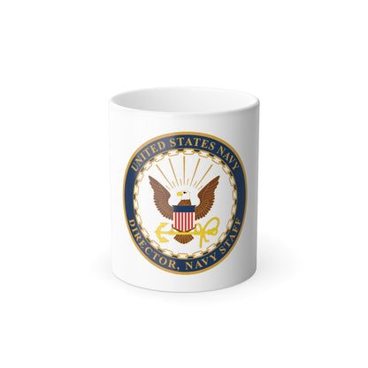 USN DIR NAVY STAFF (U.S. Navy) Color Changing Mug 11oz
