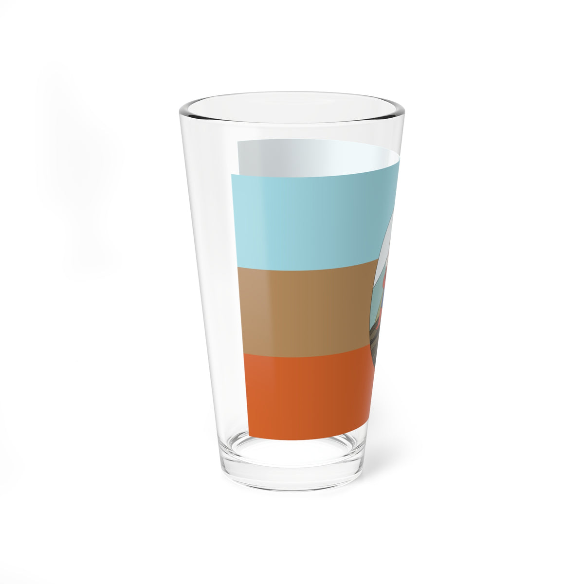 Bandera del Municipio Miranda (Venezuela) Pint Glass 16oz