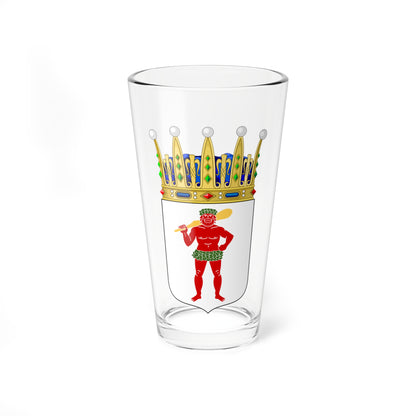 Lapplands vapen crowned (Sweden) (Coat of Arms) Pint Glass 16oz