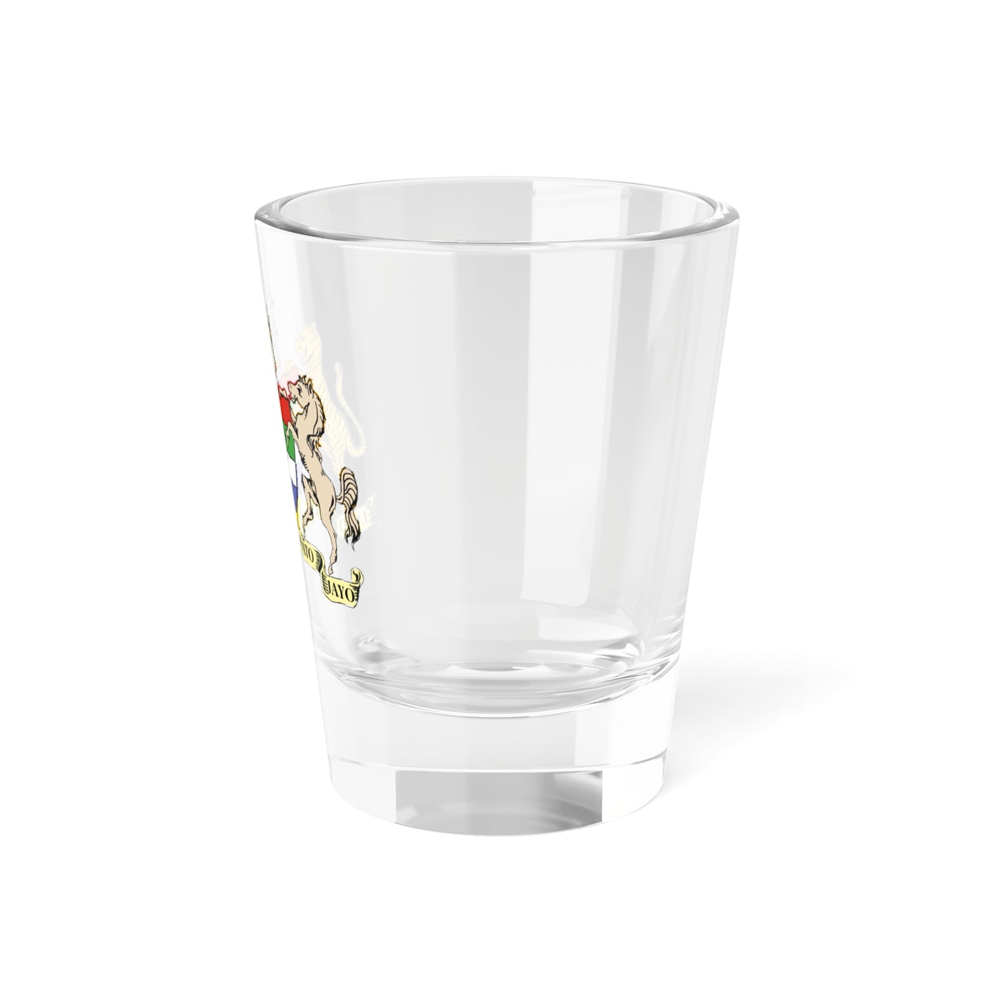 Jaipur State CoA - colourised (India) (Coat of Arms) Shot Glass 1.5oz