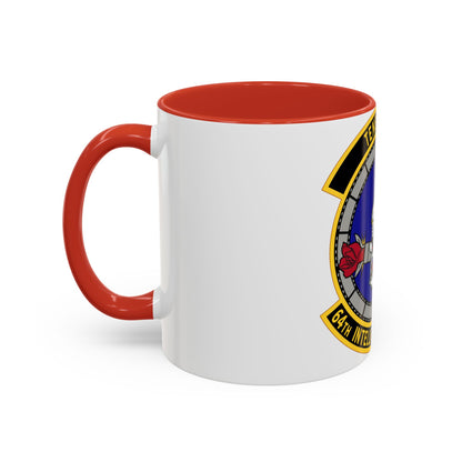 64 Intelligence Squadron AFRC (U.S. Air Force) Accent Coffee Mug