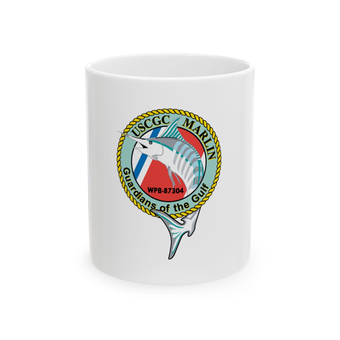 USCG Marlin WPB 87304 (U.S. Coast Guard) White Coffee Mug