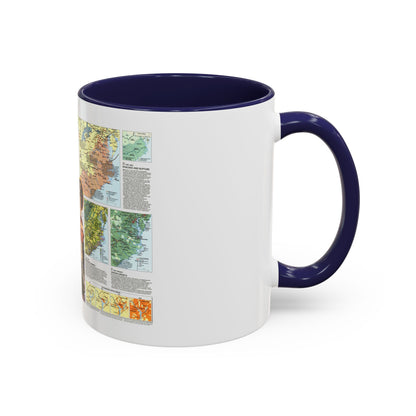 USA - Tidewater and Environs 2 (1988) (Map) Accent Coffee Mug