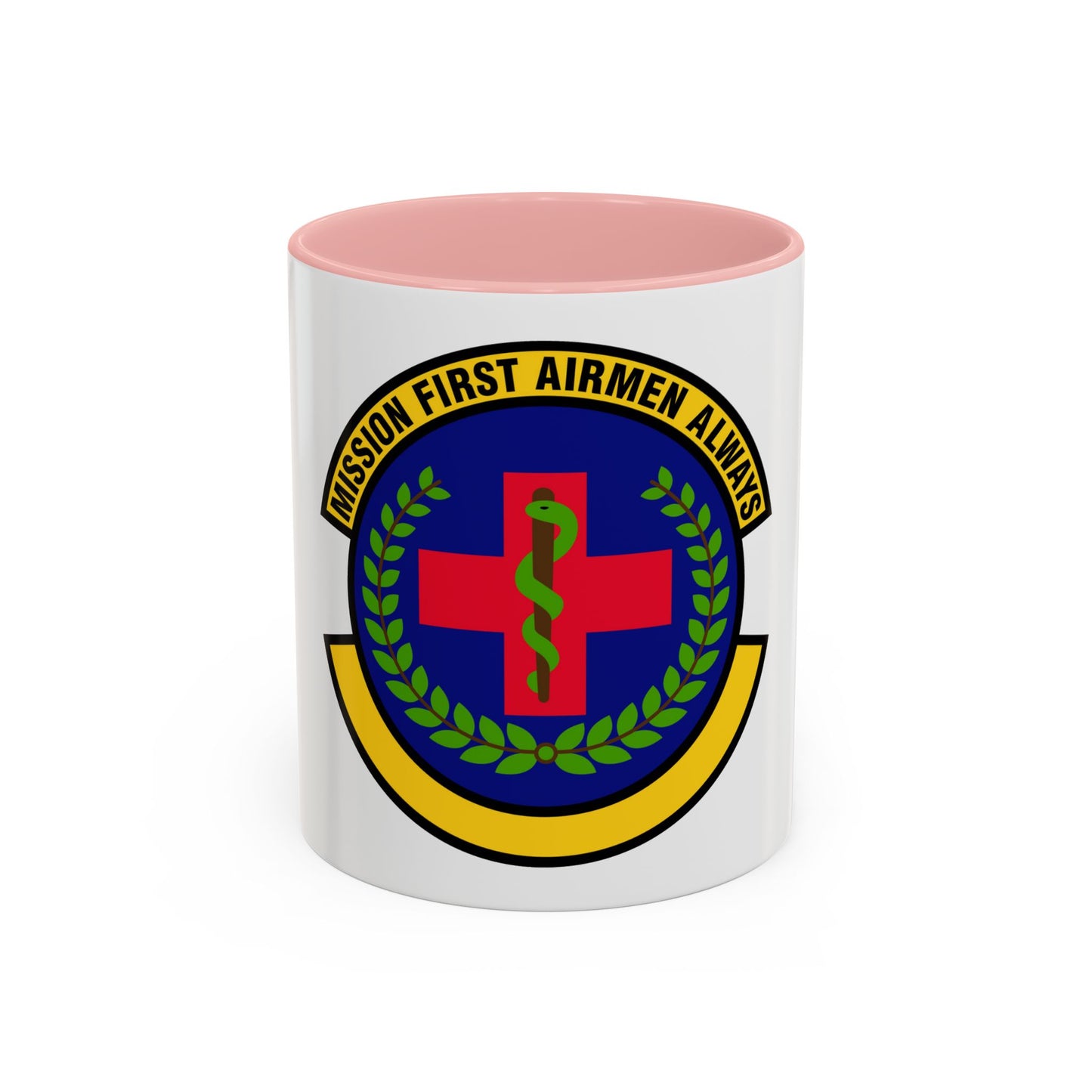 22 Healthcare Operations Squadron AMC (U.S. Air Force) Accent Coffee Mug