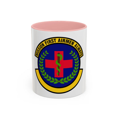 22 Healthcare Operations Squadron AMC (U.S. Air Force) Accent Coffee Mug