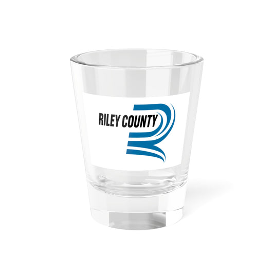 Flag of Riley County Kansas (United States) Shot Glass 1.5oz