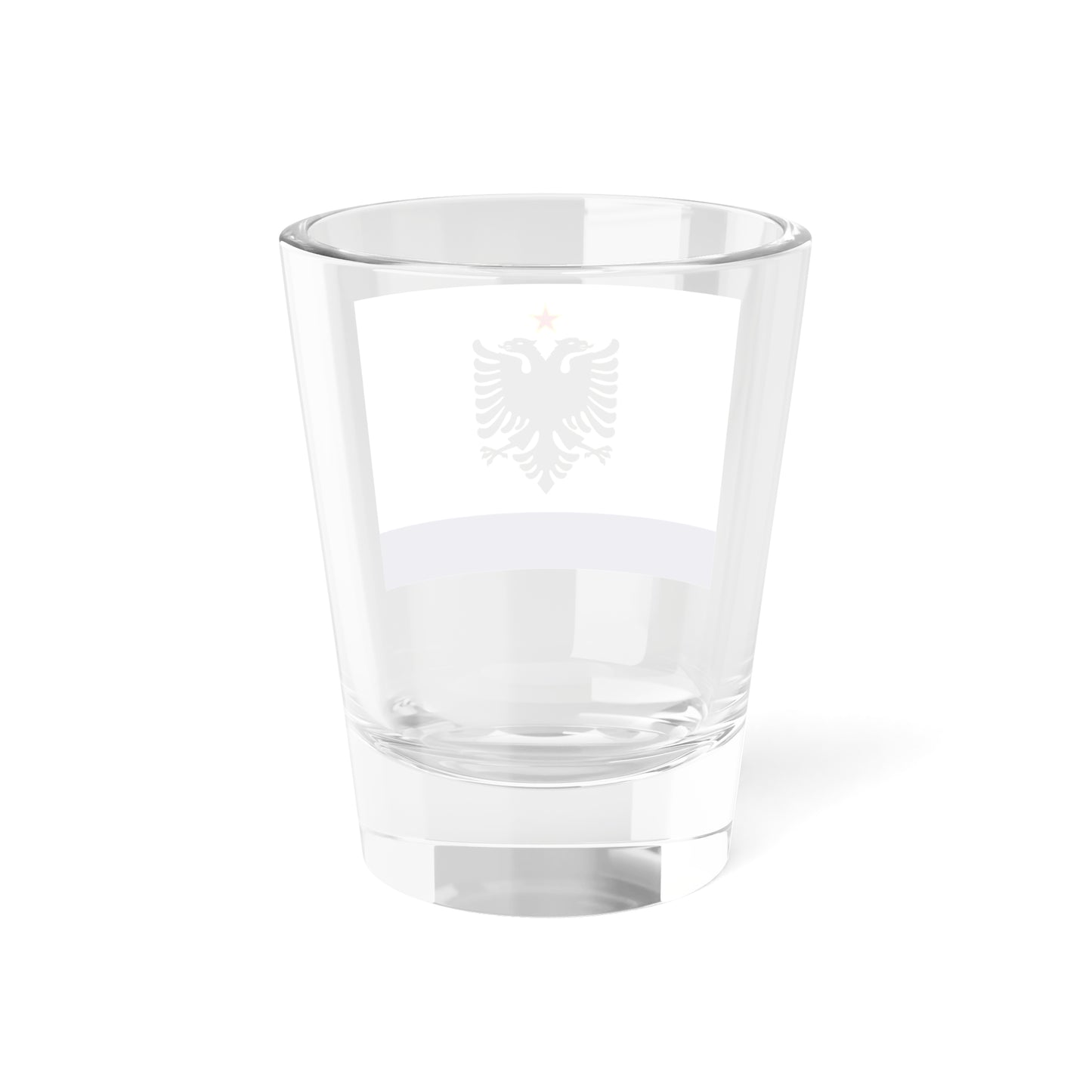 Government Ensign of Albania 1958 to 1992 - Shot Glass 1.5oz