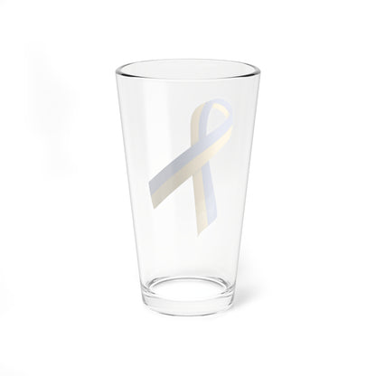 Ukrainian Blue-Yellow ribbon (Ukraine) Pint Glass 16oz