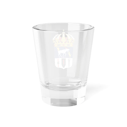 Jämtlands läns vapen crowned (Sweden) (Coat of Arms) Shot Glass 1.5oz