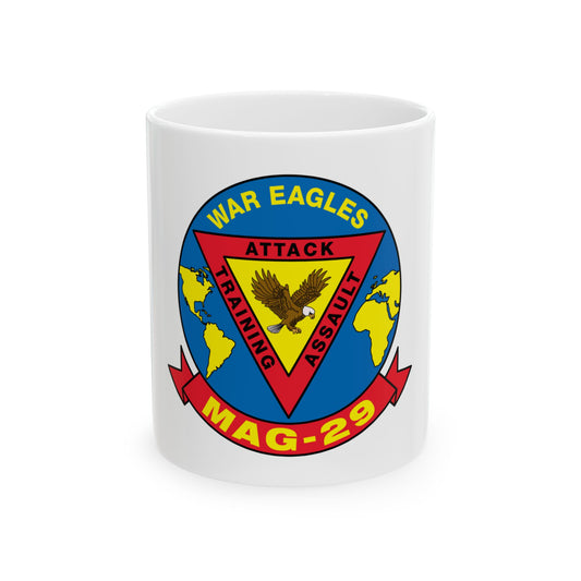 War Eagle MAG 29 (USMC) White Coffee Mug