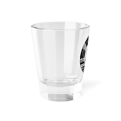 GDR black seal (Coat of Arms) Shot Glass 1.5oz