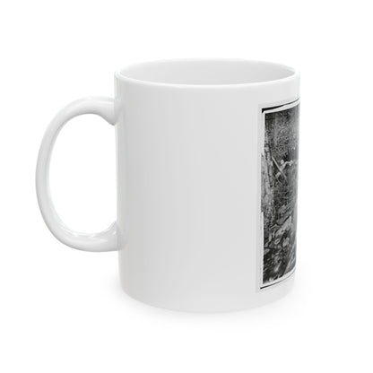 Gettysburg, Pa. Four Dead Soldiers In The Woods Near Little Round Top (U.S. Civil War) White Coffee Mug