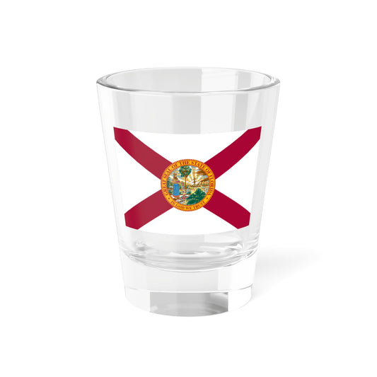 Flag of Florida 3-2 (United States) Shot Glass 1.5oz