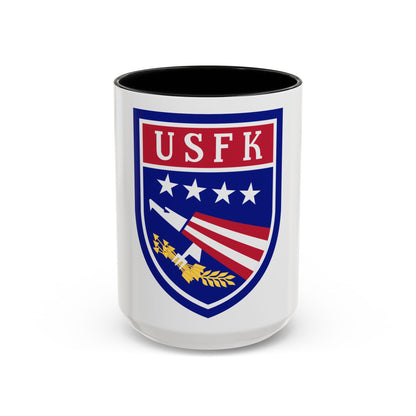 USAE United States Forces Korea (U.S. Army) Accent Coffee Mug