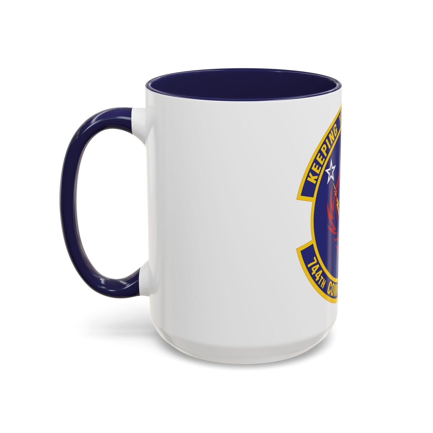 744th Communications Squadron (U.S. Air Force) Accent Coffee Mug