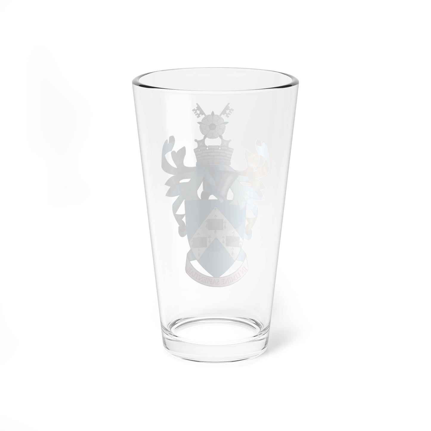 University of York coat of arms (United Kingdom) (Coat of Arms) Pint Glass 16oz