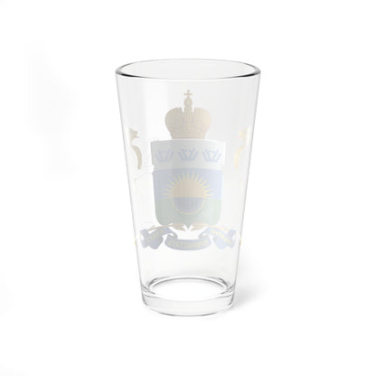 Coat of arms of Tyumen Oblast large (Russia) (Coat of Arms) Pint Glass 16oz