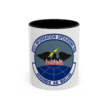 352d Information Operations Squadron (U.S. Air Force) Accent Coffee Mug