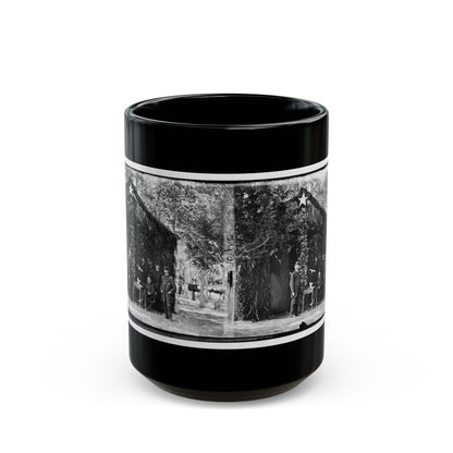 Bealeton, Virginia. General Marsena R. Patrick And Staff(2) (U.S. Civil War) Black Coffee Mug