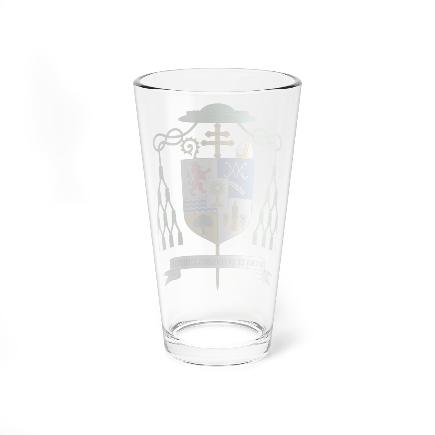 Escudo de Balbino Santos Olivera (Spain) (Coat of Arms) Pint Glass 16oz