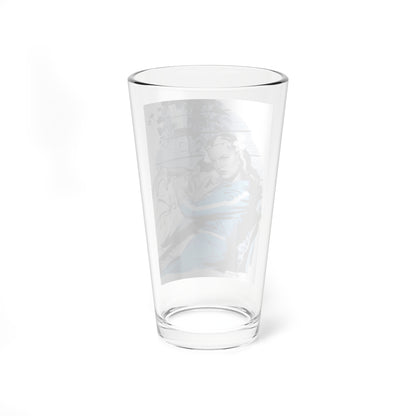 Our Moment is Swift (Pt. 2 of 3), Cosmopolitan, June 1944 (Magazine Illustration) Pint Glass 16oz