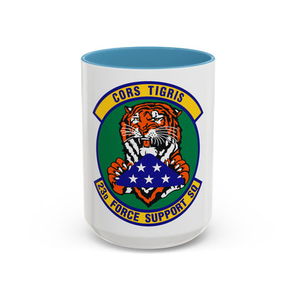 23d Force Support Squadron (U.S. Air Force) Accent Coffee Mug