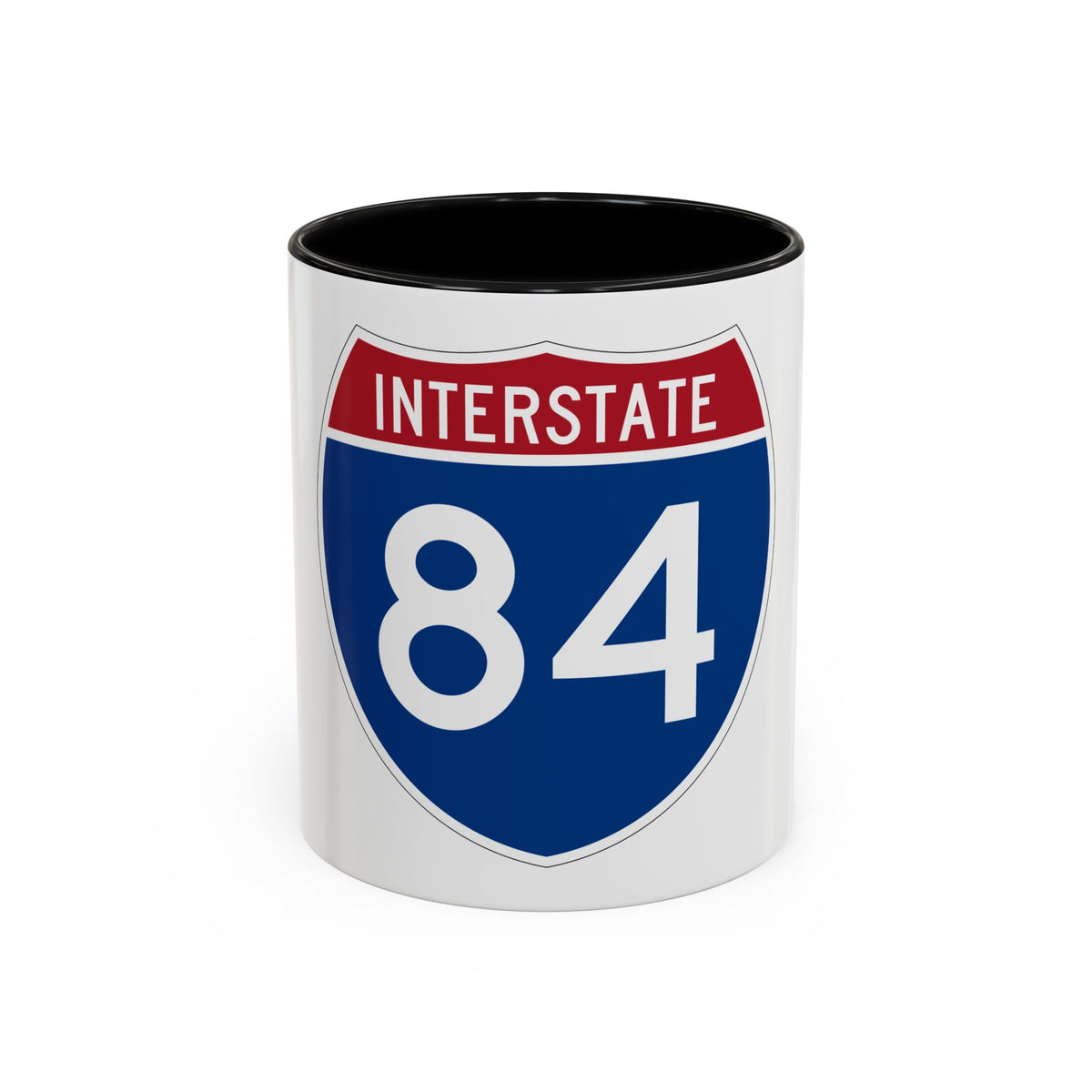 Interstate 84 Oregon Utah (U.S. Highways) Accent Coffee Mug
