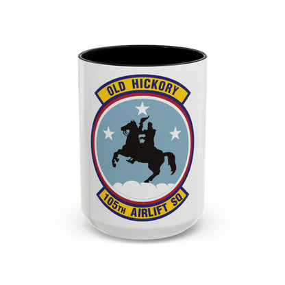 105th Airlift Squadron 2 (U.S. Air Force) Accent Coffee Mug