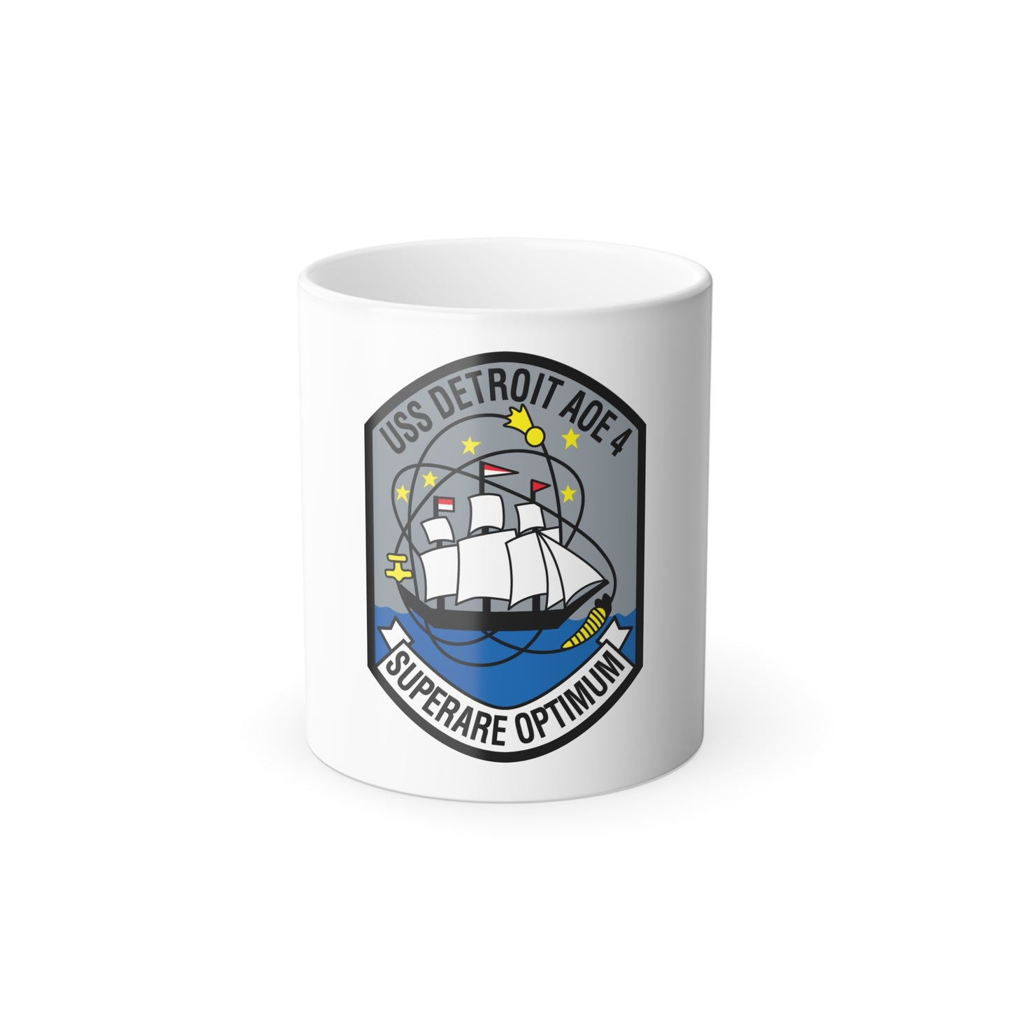 USS Detroit AOE 4 (U.S. Navy) Color Changing Mug 11oz