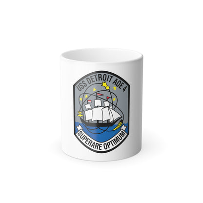 USS Detroit AOE 4 (U.S. Navy) Color Changing Mug 11oz