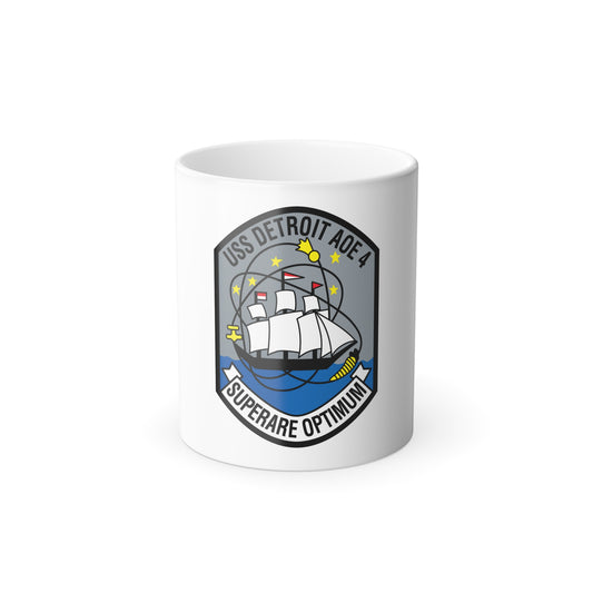 USS Detroit AOE 4 (U.S. Navy) Color Changing Mug 11oz