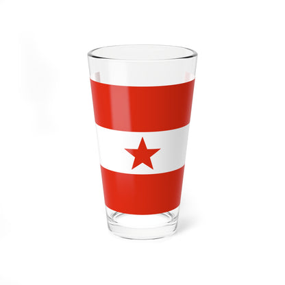 Proposed PRC national flags 041 (China) Pint Glass 16oz