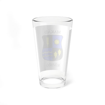 Flag of Makad (Hungary) Pint Glass 16oz