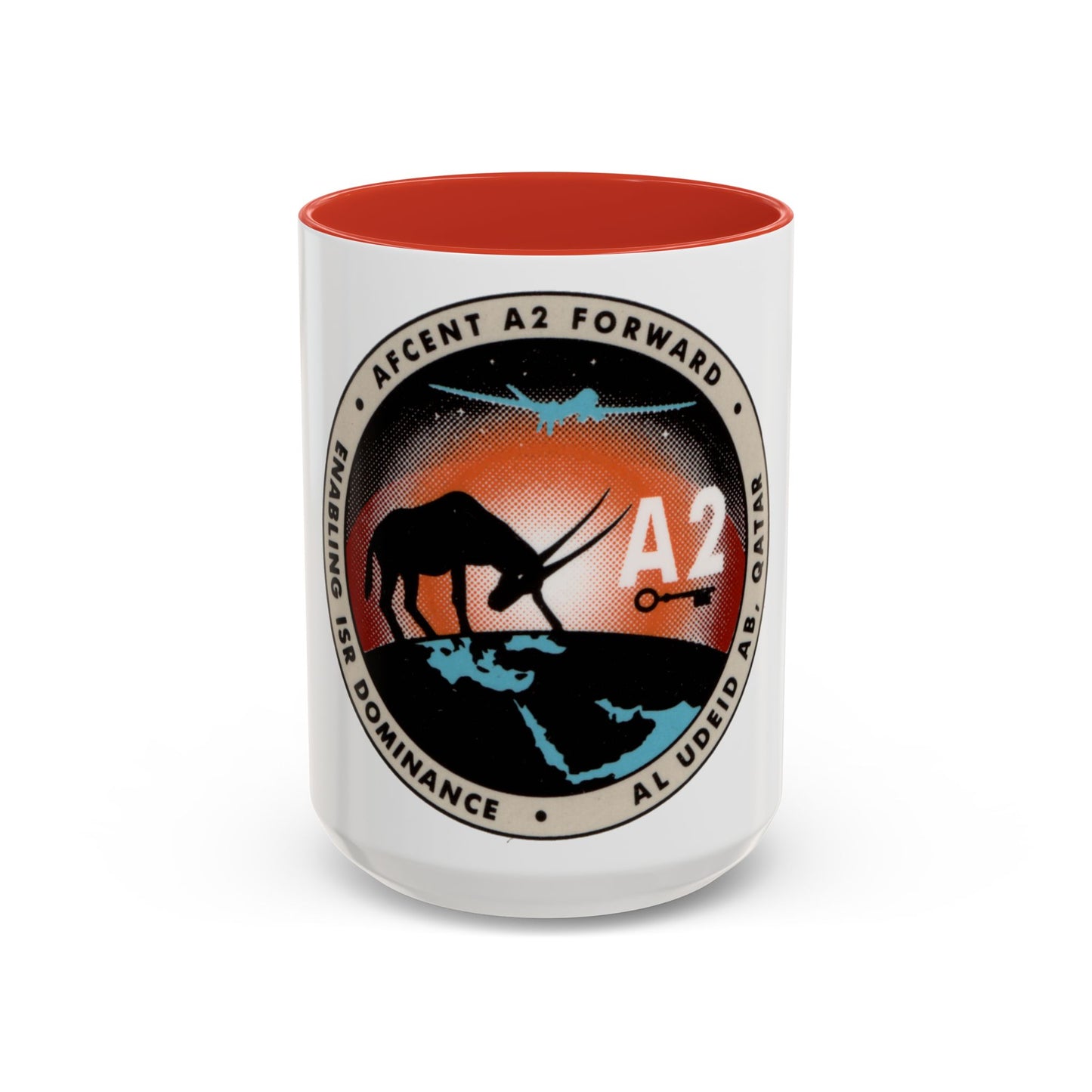 AFCENT A2 Forward (U.S. Air Force) Accent Coffee Mug