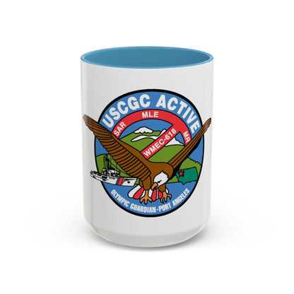 USCGC Active WMEC 618 (U.S. Coast Guard) Accent Coffee Mug