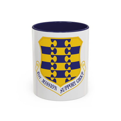 61st Mission Support Group (U.S. Air Force) Accent Coffee Mug